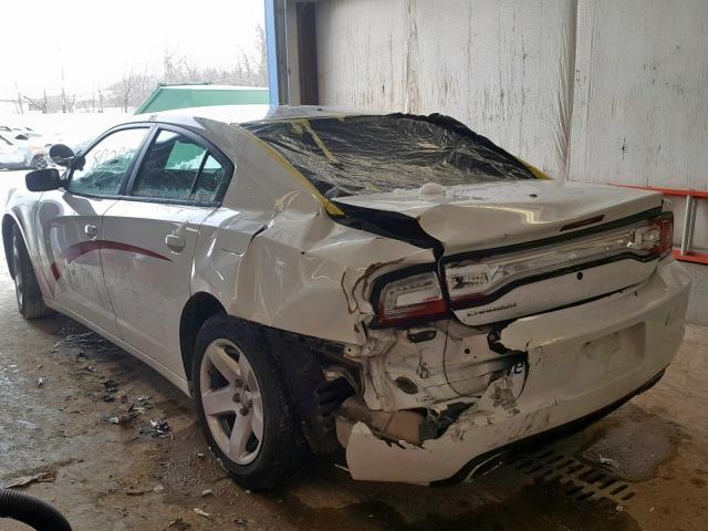 2C3CDXAT8DH720817 - 2013 DODGE CHARGER PO WHITE photo 3