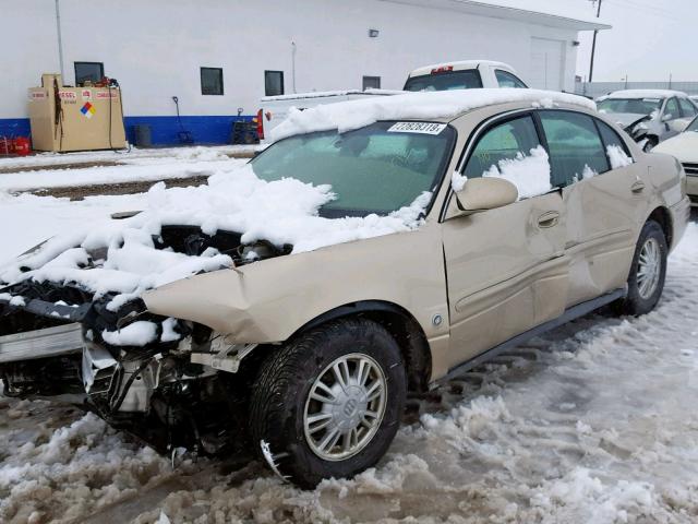 1G4HR54KX5U264338 - 2005 BUICK LESABRE LI GOLD photo 2