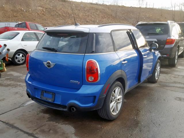 WMWZC5C51CWL58354 - 2012 MINI COOPER S C BLUE photo 4