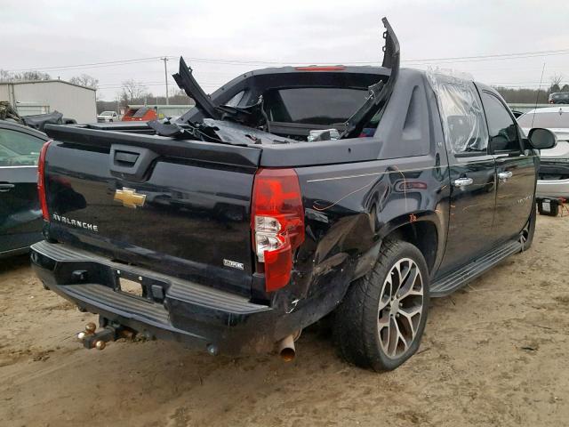 3GNEC22089G158883 - 2009 CHEVROLET AVALANCHE BLACK photo 4