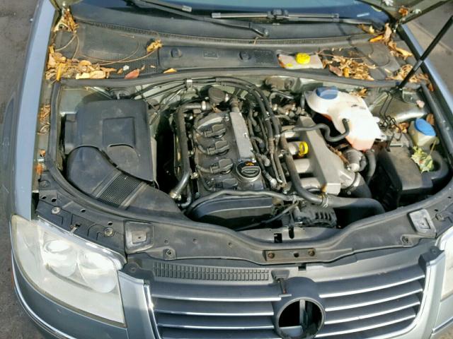 WVWND63B44E178089 - 2004 VOLKSWAGEN PASSAT GL GRAY photo 7