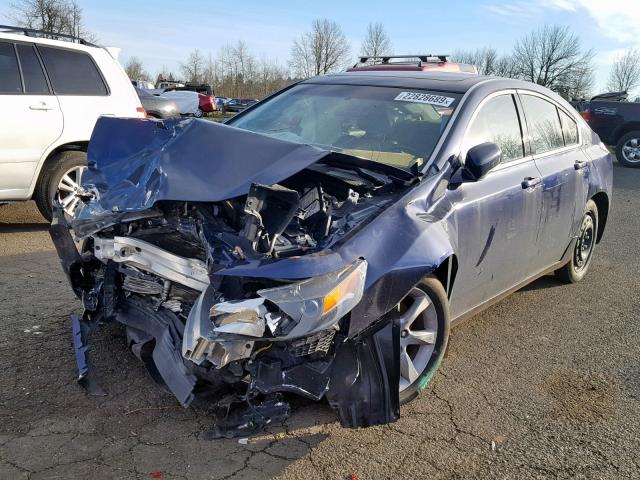 19UUA8F51DA003278 - 2013 ACURA TL TECH BLUE photo 2