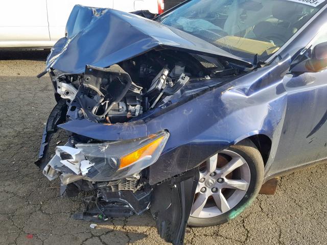 19UUA8F51DA003278 - 2013 ACURA TL TECH BLUE photo 9