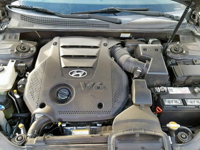 5NPEU46F59H494689 - 2009 HYUNDAI SONATA SE BLACK photo 7