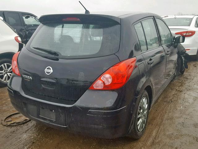3N1BC13EX9L397071 - 2009 NISSAN VERSA S 黑色 照片 4
