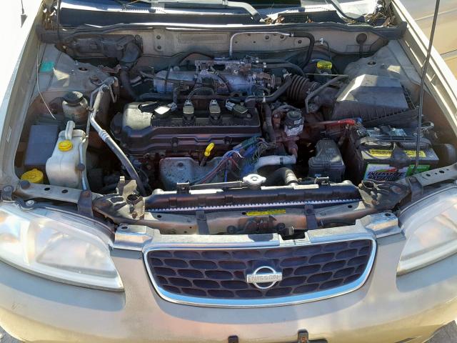 3N1CB51D82L648524 - 2002 NISSAN SENTRA XE TAN photo 7