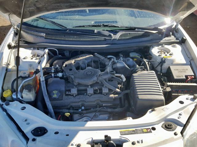 1C3EL75R35N535206 - 2005 CHRYSLER SEBRING GT WHITE photo 7