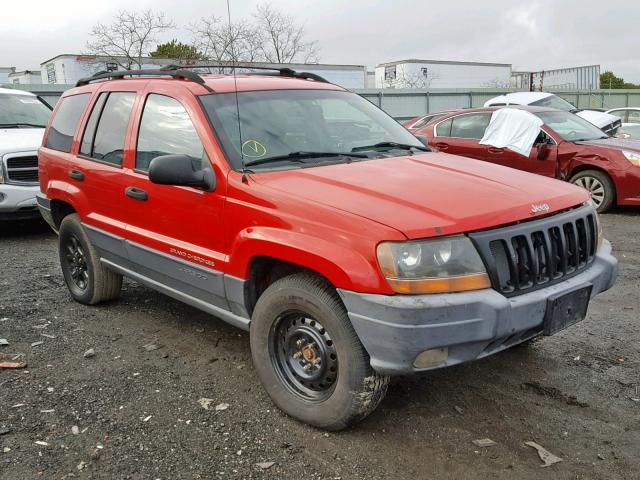 1J4GW48S41C566506 - 2001 JEEP GRAND CHER RED photo 1