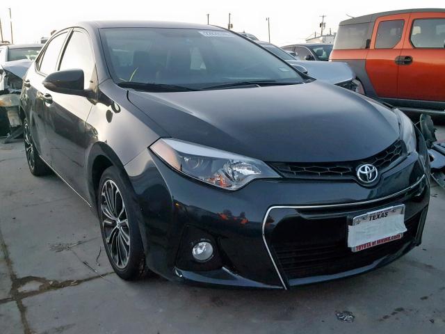 5YFBURHE4GP557687 - 2016 TOYOTA COROLLA L BLACK photo 1