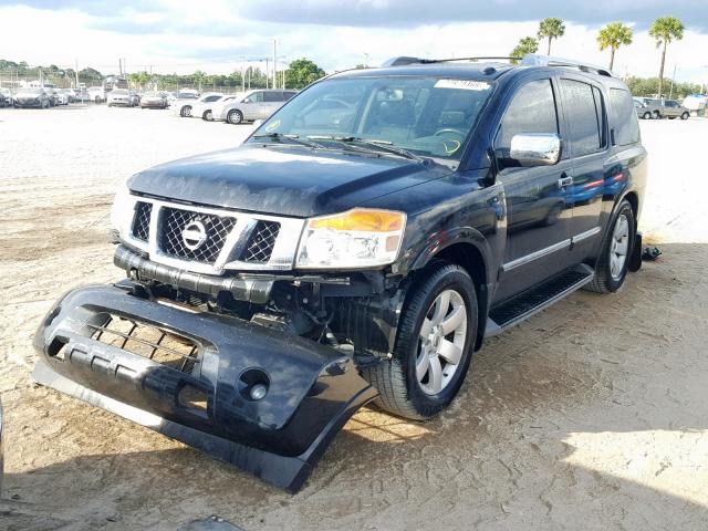 5N1BA0NDXBN607333 - 2011 NISSAN ARMADA SV BLACK photo 2