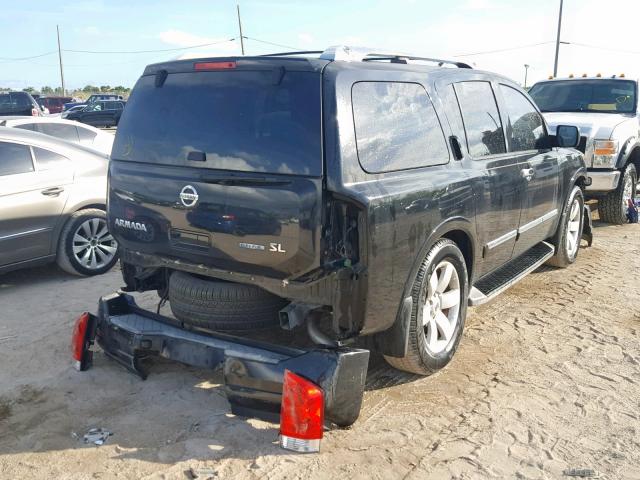 5N1BA0NDXBN607333 - 2011 NISSAN ARMADA SV BLACK photo 4