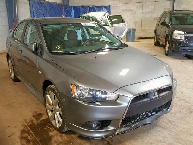 JA32U8FW3DU005939 - 2013 MITSUBISHI LANCER GT GRAY photo 1