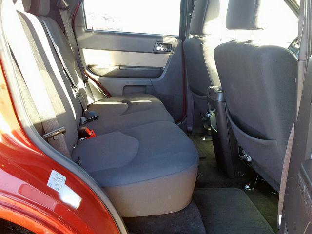 4M2CN8BG9AKJ28650 - 2010 MERCURY MARINER MAROON photo 6