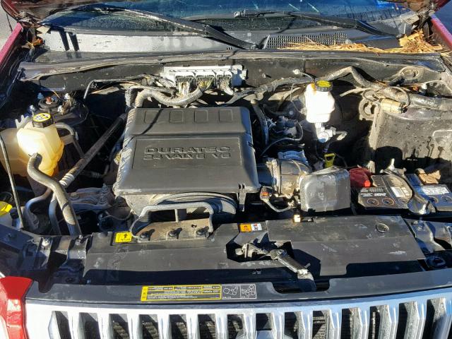 4M2CN8BG9AKJ28650 - 2010 MERCURY MARINER MAROON photo 7