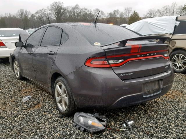 1C3CDFBB2FD129298 - 2015 DODGE DART SXT GRAY photo 3