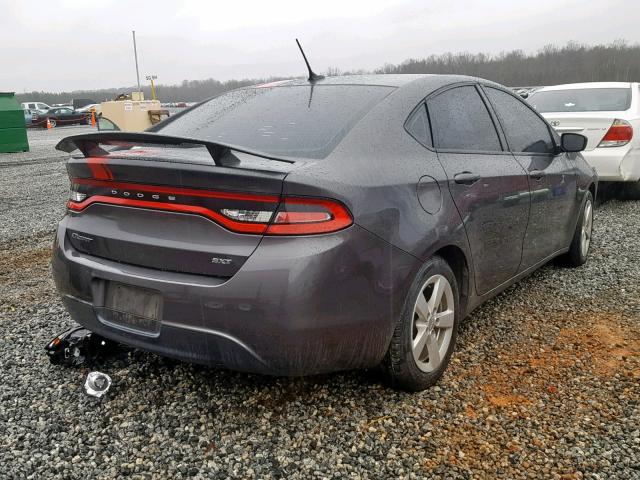 1C3CDFBB2FD129298 - 2015 DODGE DART SXT GRAY photo 4