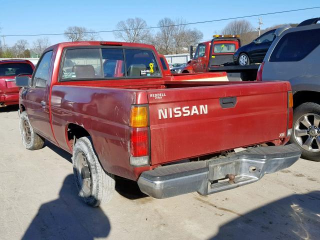 1N6SD11S3SC431854 - 1995 NISSAN TRUCK E/XE RED photo 3
