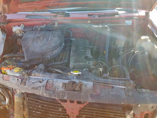 1N6SD11S3SC431854 - 1995 NISSAN TRUCK E/XE RED photo 7
