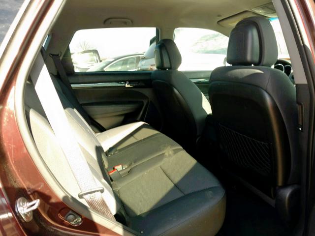 5XYKT3A19CG259349 - 2012 KIA SORENTO BA PURPLE photo 6