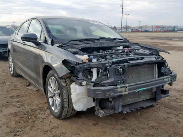 3FA6P0H74HR237115 - 2017 FORD FUSION SE GRAY photo 1