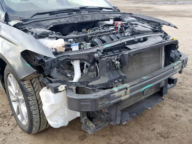 3FA6P0H74HR237115 - 2017 FORD FUSION SE GRAY photo 9
