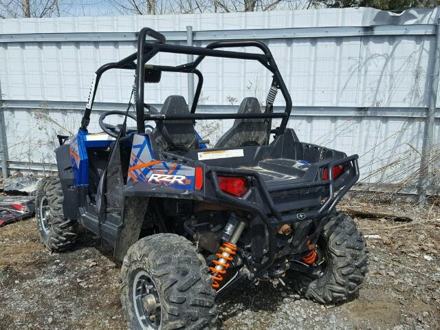 4XAVE76A2DB604389 - 2013 POLARIS RZR 800 S BLUE photo 3