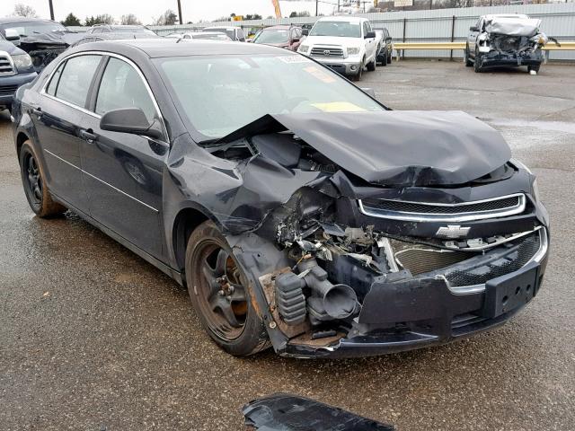 1G1ZA5E05AF267197 - 2010 CHEVROLET MALIBU LS BLACK photo 1