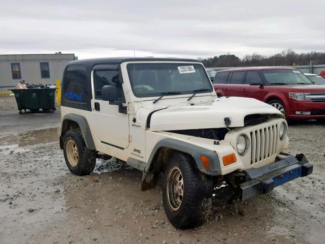 1J4F449S96P747505 - 2006 JEEP WRANGLER / WHITE photo 1