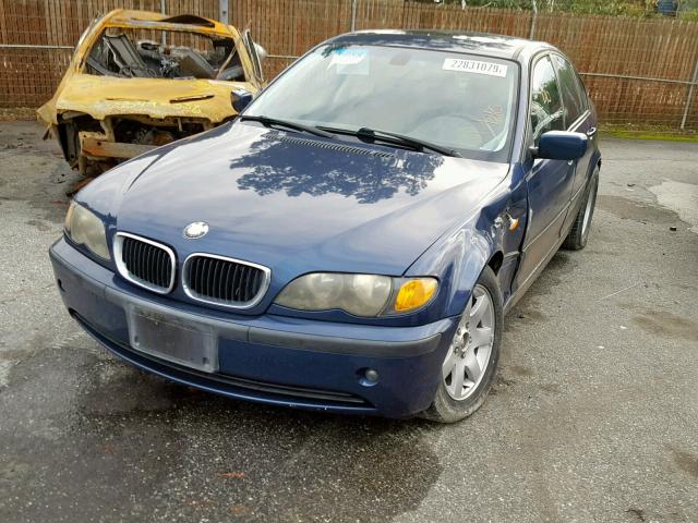 WBAAZ33455KW77189 - 2005 BMW 325 IS SUL BLUE photo 2