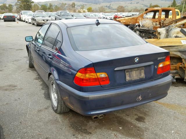 WBAAZ33455KW77189 - 2005 BMW 325 IS SUL BLUE photo 3