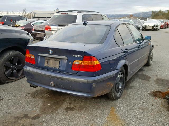 WBAAZ33455KW77189 - 2005 BMW 325 IS SUL BLUE photo 4