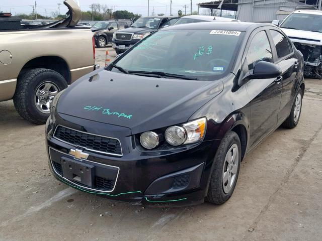 1G1JA5SH6G4114890 - 2016 CHEVROLET SONIC LS 黑色 照片 2