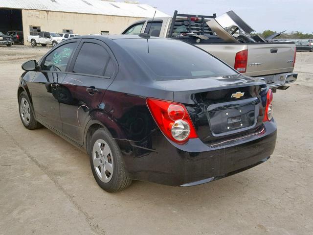 1G1JA5SH6G4114890 - 2016 CHEVROLET SONIC LS 黑色 照片 3