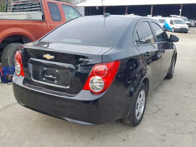 1G1JA5SH6G4114890 - 2016 CHEVROLET SONIC LS 黑色 照片 4