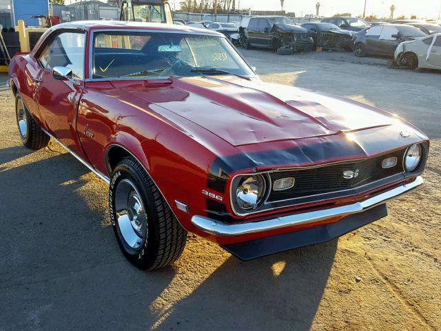 124378N375856 - 1968 CHEVROLET CAMARO SS RED photo 1