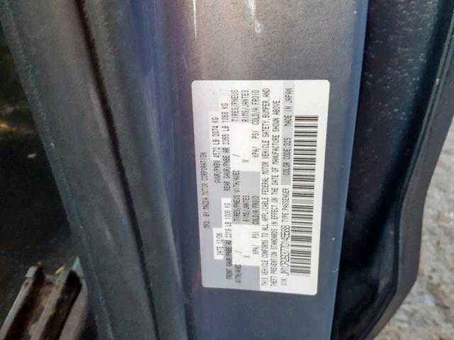 JM1CR293770145588 - 2007 MAZDA 5 GRAY photo 10