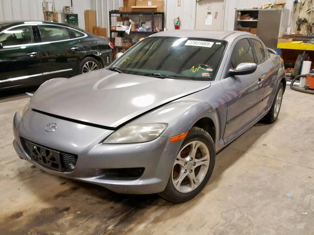 JM1FE17N150142772 - 2005 MAZDA RX8 GRAY photo 2