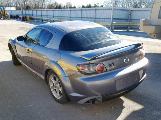 JM1FE17N150142772 - 2005 MAZDA RX8 GRAY photo 3