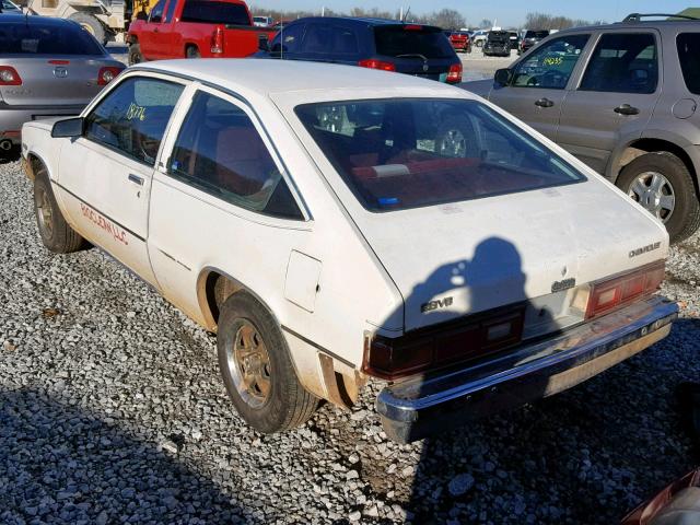 1G1AX08XXET117360 - 1984 CHEVROLET CITATION I WHITE photo 3