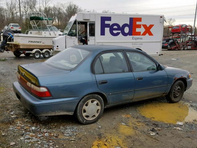 2T1BB02EXTC145374 - 1996 TOYOTA COROLLA DX BLUE photo 4