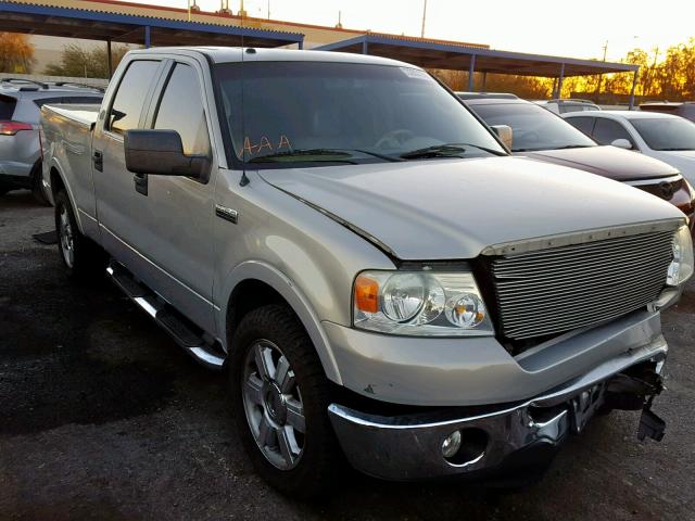 1FTPW12516FB12159 - 2006 FORD F150 SUPER GRAY photo 1