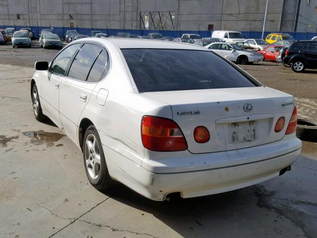 JT8BD68S3X0065293 - 1999 LEXUS GS 300 WHITE photo 3