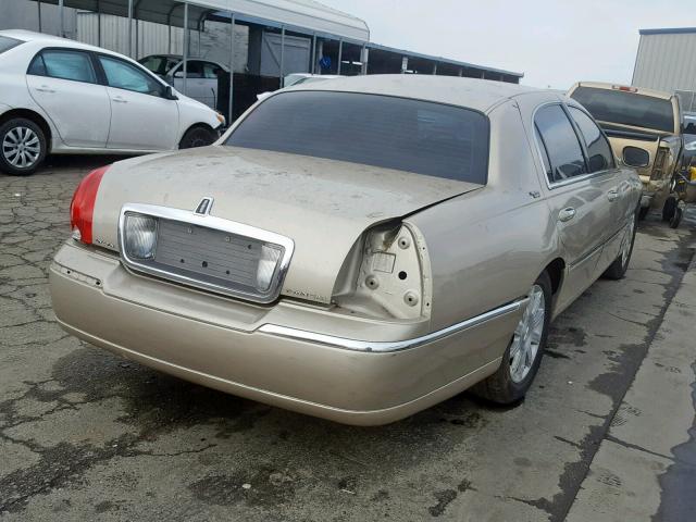 2LNBL8CV3AX629370 - 2010 LINCOLN TOWN CAR S BEIGE photo 4