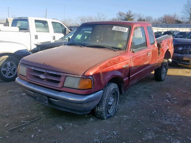 1FTCR14A0VPA55297 - 1997 FORD RANGER SUP BURGUNDY photo 2