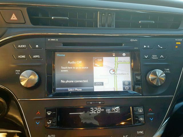 4T1BK1EB7GU200066 - 2016 TOYOTA AVALON XLE SILVER photo 9