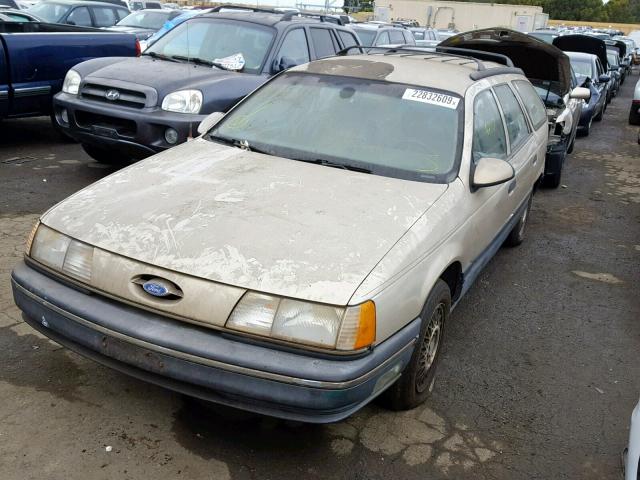 1FACP5847LG129223 - 1990 FORD TAURUS LX GOLD photo 2