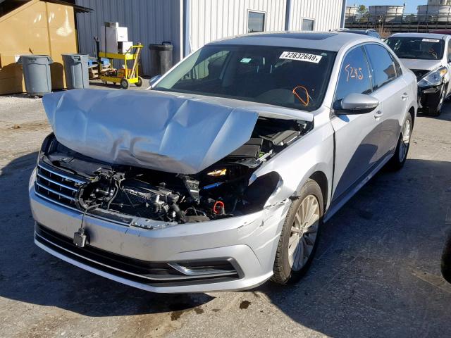 1VWBT7A37GC011200 - 2016 VOLKSWAGEN PASSAT SE SILVER photo 2