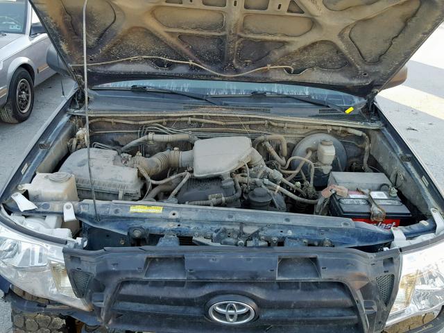 5TETX22N45Z144512 - 2005 TOYOTA TACOMA ACC BLUE photo 7