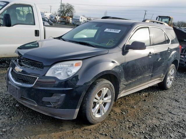 2CNFLEEC1B6243579 - 2011 CHEVROLET EQUINOX LT BLACK photo 2
