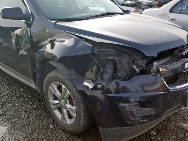 2CNFLEEC1B6243579 - 2011 CHEVROLET EQUINOX LT BLACK photo 9